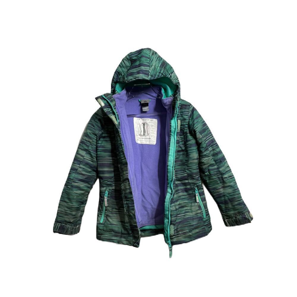 Champion Youth Hooded Jacket Medium (7/8) Striped